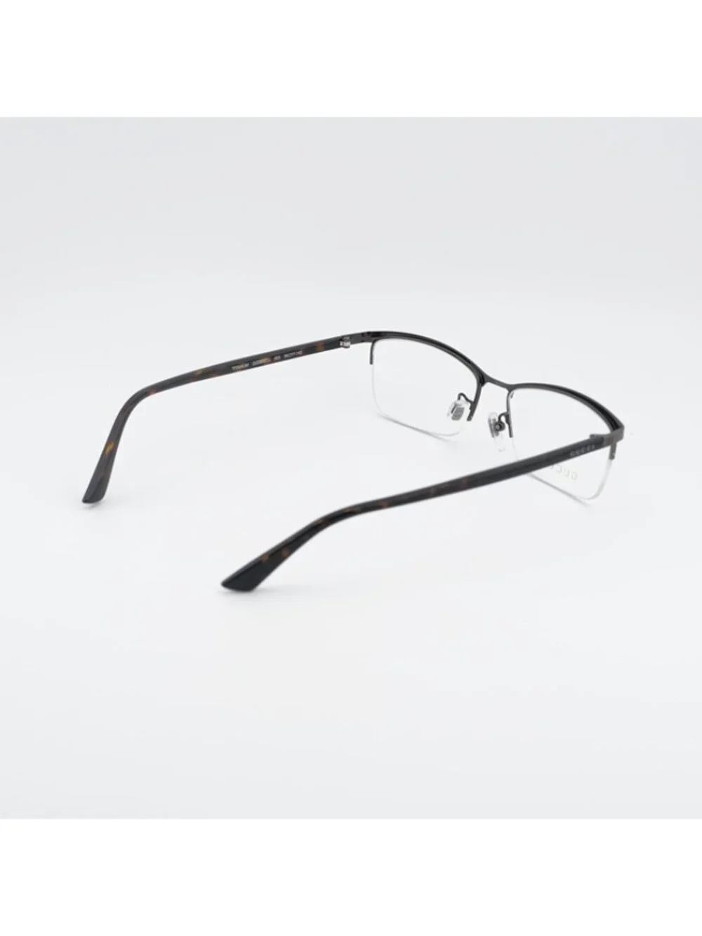 Gucci GG0856OJ 003 Eyeglasses Ruthenium 56mm Rectangle Frame
